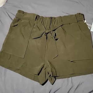 NWT olive green shorts
